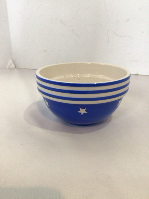 Blue/White Ceramic Stars Bowl