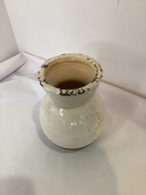 Ashland Gray/White Pottery Vase