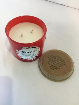 Kirkland's Red Teacher Candle
