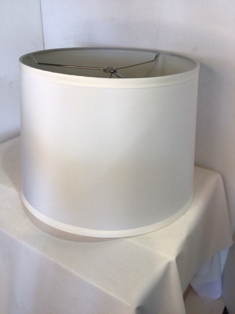 White Linen Lamp Shade
