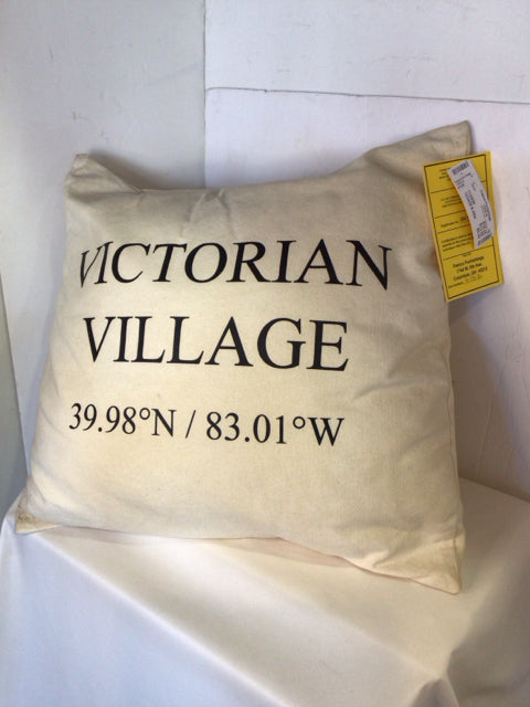Elm & Iron Canvas Off White Pillow