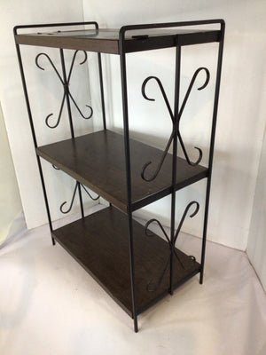 Brown Metal Shelf