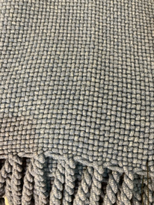 Blue Cotton Throw