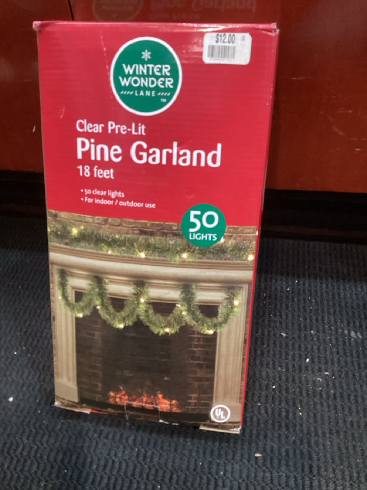 Winter Wonderland Garland Green Holiday Item