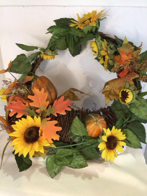 Fall Multi-Color Grapevine Silk Holiday Item