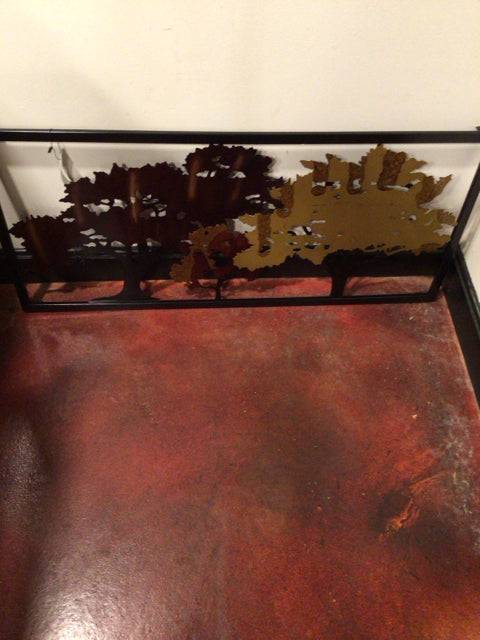 Metal Trees Brown/black Wall Decoration Art