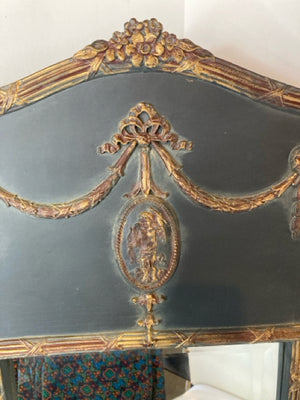 NeoClassic Black/Gold Wood Mirror