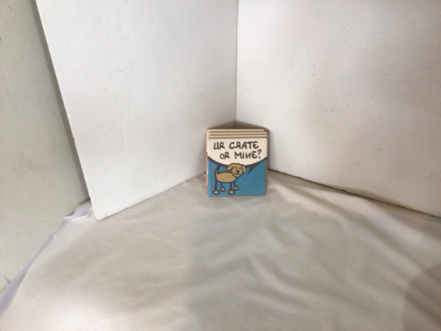 Set of 4 Multi-Color Dogs Coaster Set