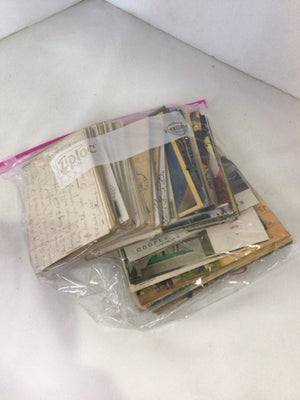 Vintage Paper Bag of Post Card