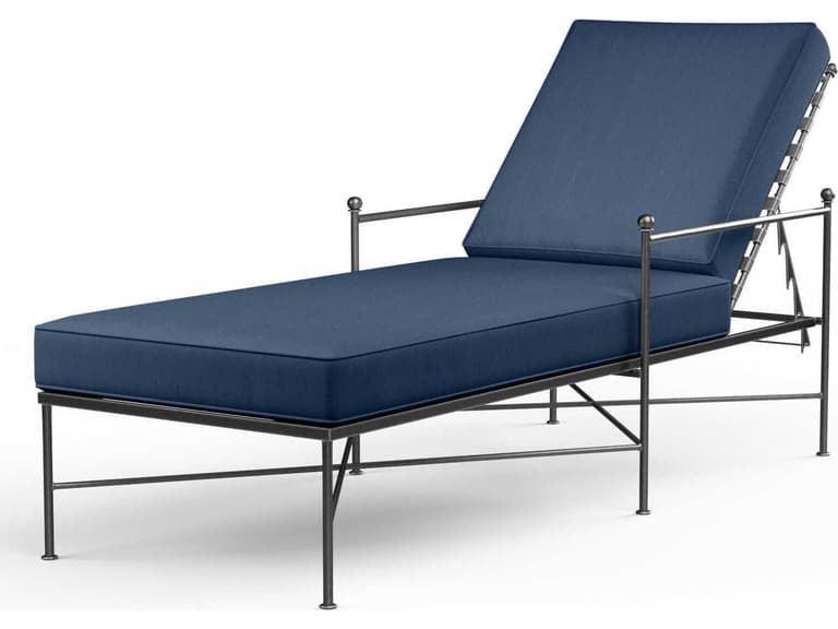 Net Retailers Outdoor/Outside Metal Blue Chaise AGTT3P5J