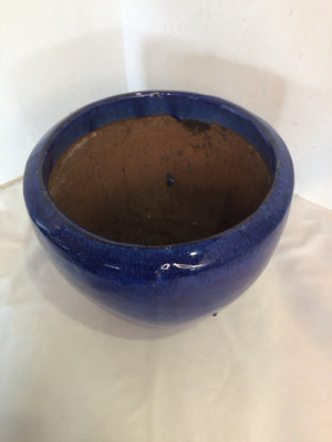 Blue Ceramic Planter