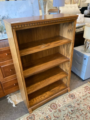 Wood 4 Shelf Brown Bookcase/Bookshelf