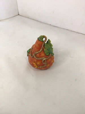 Halloween Orange Resin Pumpkin Holiday Item