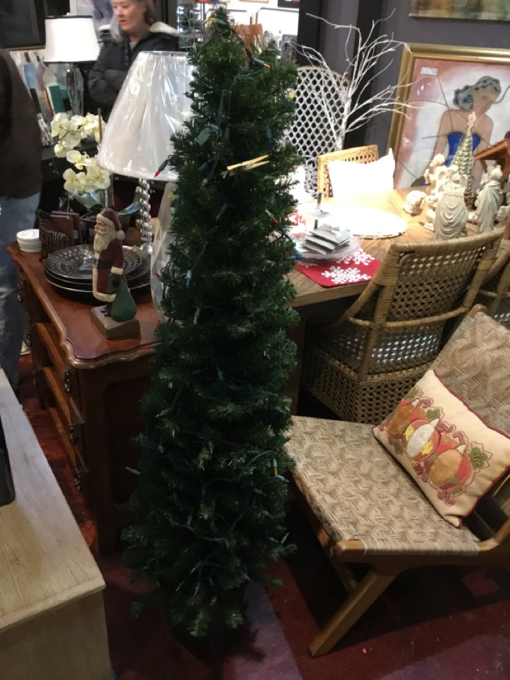 Faux Green Christmas Tree Pre-Lit Holiday Item