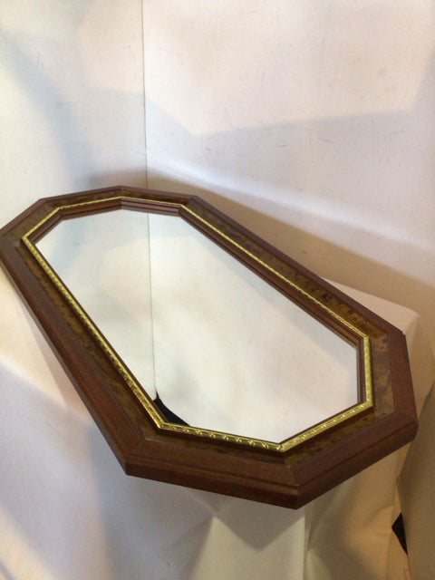 Brown Wood Mirror