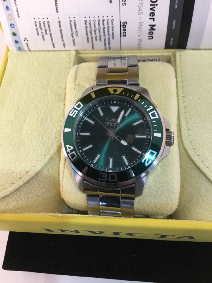 Invicta Men's Silver Stainless Steel Watch