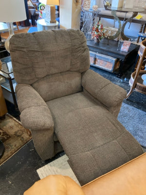 Recliner Chenille Manual Brown Chair