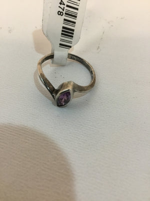 Silver Amethyst Ring