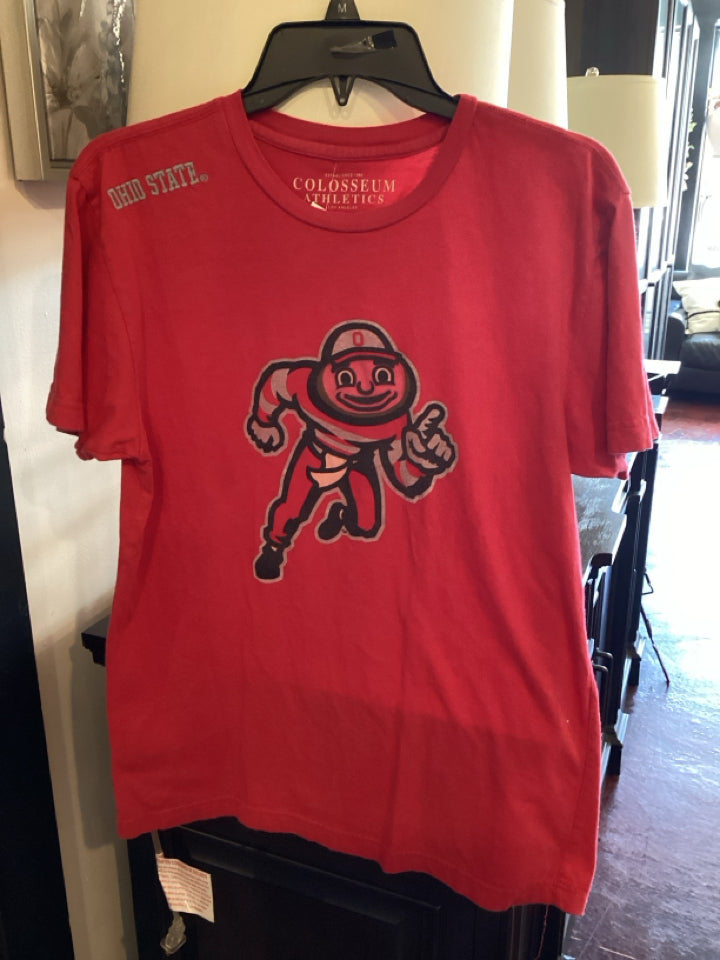 Vintage Medium Red/Gray Cotton Ohio State Brutus Misc