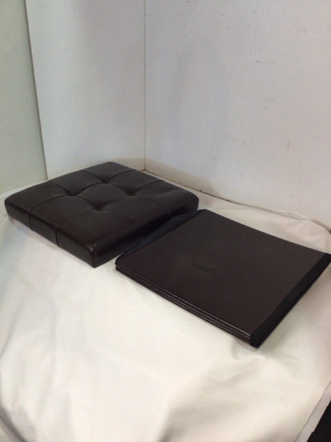 Faux Leather Brown Box