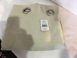Exclusive Home Pair Cream Grommet Top Draperies/Curtains