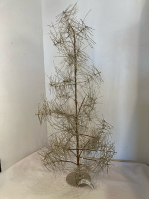 Silver Twig Glitter Tree Holiday Item