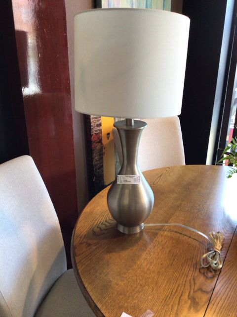 Silver Metal Lamp
