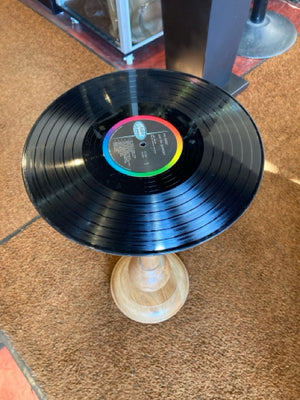 Vinyl Record Black Table