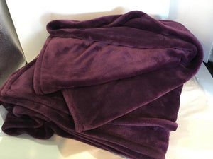 Purple Velour Blanket