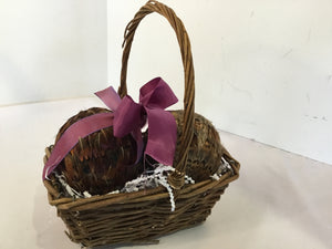 Brown Feather Pair In Basket Ball