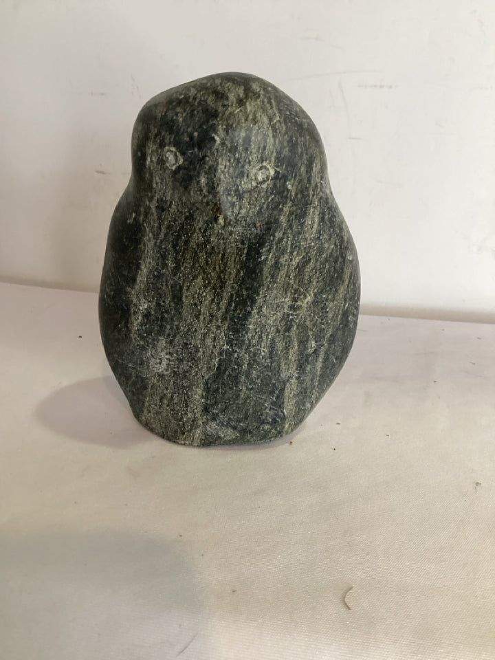 Charcoal Stone Bird Statue
