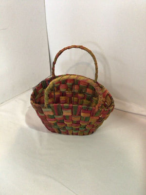 Vintage Easter Multi Woven Basket