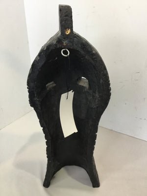 African Black Wood Tribal 17" Statue