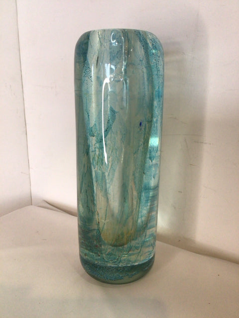 Blue Glass Vase