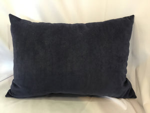 Blue Chenille Pillow