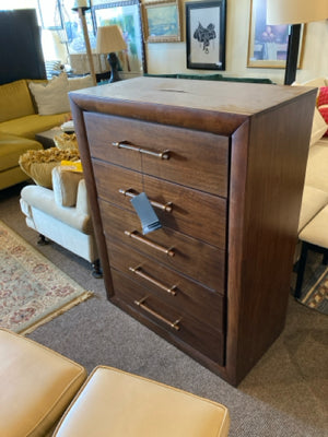 Ashley As Is 5 Drawer Brown Dresser/Chest ASL-B615-46