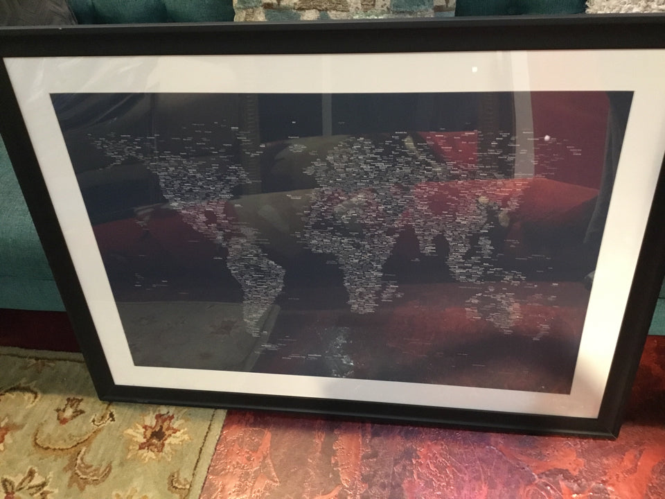 Map Globe Mirror
