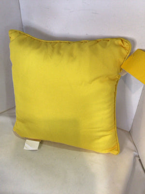 White/Yellow Rainbow Pillow