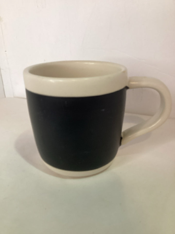 Starbucks Cream/Black Chalk Board Mug