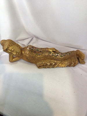 Oriental Gold Buddha Figurine