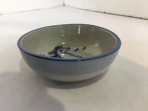 Gray/Blue Pottery Bowl