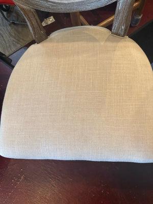 World Market Shield Back Pair Cream Chair