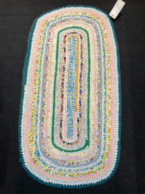 Oval Rag Multi-Color Rug