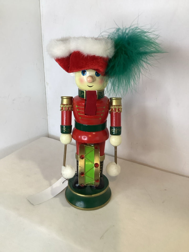 Christmas Red/Black Wood Nutcracker Holiday Item