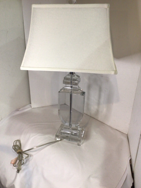 Modern Clear Glass Lamp