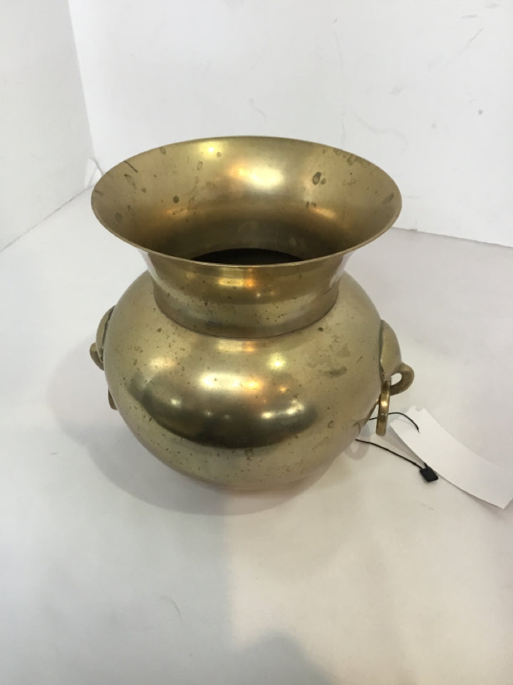 Vintage Gold Brass Vase