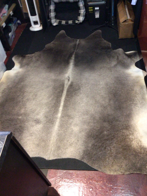 Cowhide Gray/White Rug