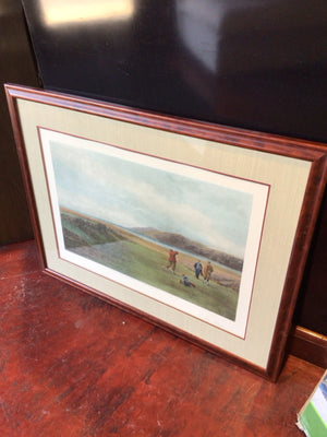 Green Golf Framed Art