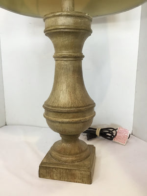 Tan Wood Lamp