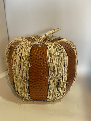 Battery Operated Grapevine Pumpkin Holiday Item